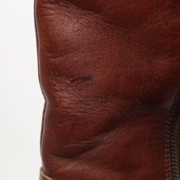 Pikolinos Women's Size 41 Brown Leather Knee High Point Toe Zip Up Heeled Boots - Picture 5 of 13